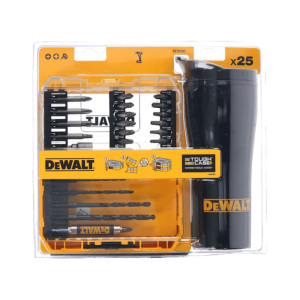 Накрайник бит DeWALT комплект PH/PZ/TX с чаша 25 бр., DT70707