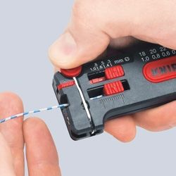 Knipex Инструмент за зачистване на кабели за ф 0.3-1 мм, 100 мм
