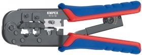 Knipex Клещи кербовъчни за телефонни и компютърни конектори 190 мм, 6-12 мм /97 51 10/
