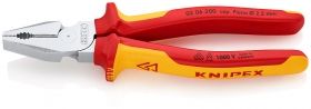 Knipex Клещи комбинирани усилени, с изолация 200 мм, 2.8 мм /02 06 200/
