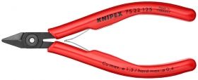 Knipex Клещи резачки за електроника странични, с изолация 125 мм, 1.3 мм /75 22 125/