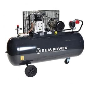 Компресор REM Power с електродвигател с ремъчна предавка 9 bar, 4 к.с., 480 л/мин, 270 л, E 500/9/270