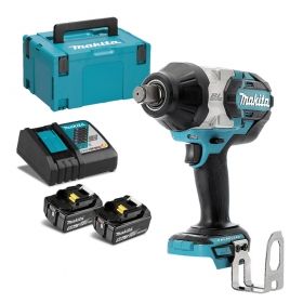 Гайковерт DTW1001RTJ Makita акумулаторен ударен безчетков 18 V, 5 Ah, 1050 Nm, 3/4", 