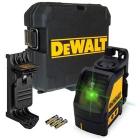 Нивелир DeWALT DW088CG лазерен линеен с 2 лъча 20 м, 0.3 мм/м
