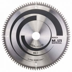 Циркулярен диск Bosch метален HM за рязане на алуминий 254x30x3.2 мм, 80 z, Multi Material