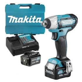 Гайковерт Makita TW140DSME акумулаторен ударен 10.8 V, 4 Ah, 140 Nm, 3/8"