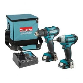 Комплект Makita DF333D акумулаторни инструменти DF333D, TD110D, 12 V, 1.5 Ah