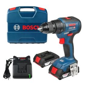 Винтоверт Bosch GSR 18V-50 Professional акумулаторен безчетков 18 V, 2 Ah, 50 Nm, 1.5-13 мм