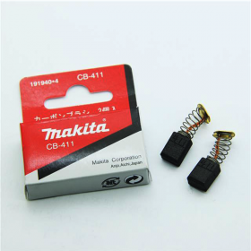 Четка Makita CB-411 /191940-4/ графитна к-кт за челна фреза , RT0700C, 3707, 3708, 3710, 6953, TD010F, TW0350, 9910, 9911, 6953