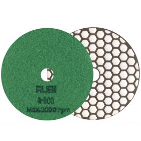 Диамантен диск Rubi за шлайфане на гранит, мрамор, камък и скални материали велкро 100x18 мм, P800