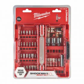 Комплект ударни накрайници с магнитен държач Milwaukee  33 части / 4932430905 