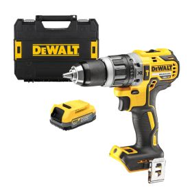 Бормашина винтоверт DeWALT DCD796E1T акумулаторна ударна с 1 батерия без зарядно, 18 V, 1.7 Ah, 70 Nm, 1.5-13 мм