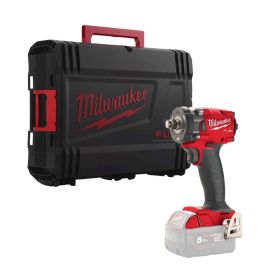 Гайковерт акумулаторен Milwaukee M18 FIW2F38-0X с безчетков двигател без батерия и зарядно, 18 V, 339 Nm, 3/8"