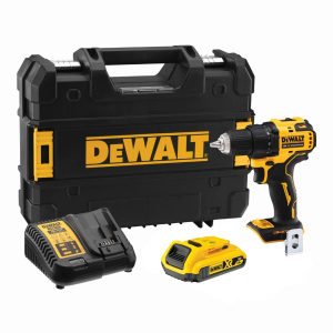 Винтоверт DeWALT DCD708D1T акумулаторен безчетков 18 V, 2 Ah, 65 Nm, 1.5-13 мм