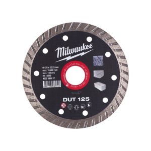 Диск диамантен Milwaukee DUT 4932399527 за рязане на камък 125х22.23 мм