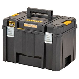 Куфар DeWALT TSTACK  IP54 за инструменти пластмасов с тава 440х333х302 мм, черен