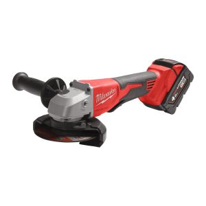 Акумулаторен ъглошлайф Milwaukee M18 BLSAGXPD-402X с батерия и зарядно, 18 V, 4.0 Ah, 125 мм, 11 000 об/мин