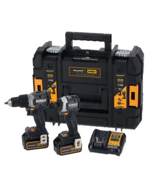 Акумулаторен комплект DeWALT DCK200MP2T с батерия и зарядно, 18 V 5 Ah, DCD85, DCF85